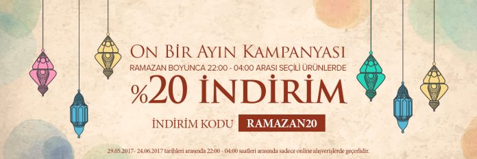 onbir ayın kampanyası flormardan ramazan kampanyası