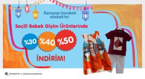 ramazan bereketi ebebek'te bebek giyim rünülerinde %30 indirim