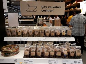 ikea izmir gıda marketi çay ve kahve çeşitleri