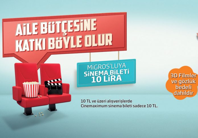 Migrosluya Sinema Bileti kampanyası