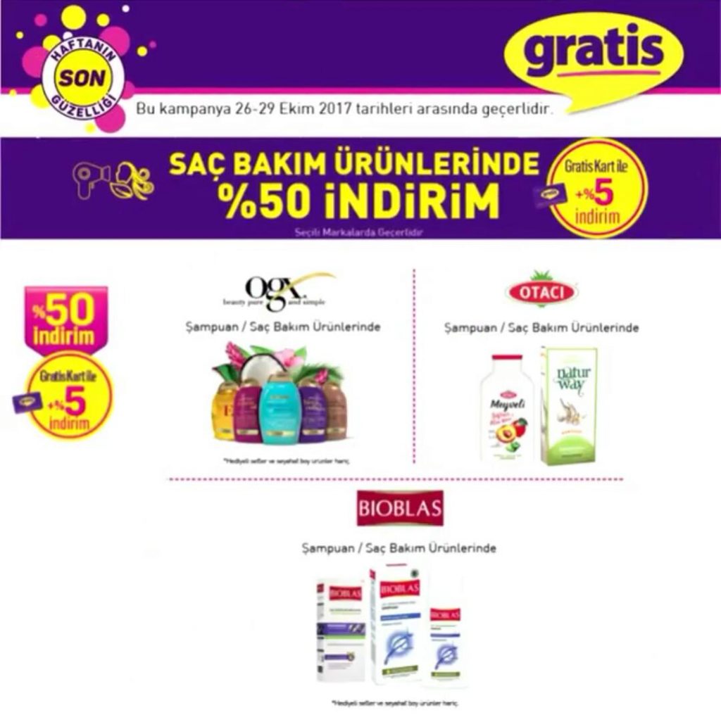 Gratis Cumhuriyet Bayramı indirimi saç bakım doğal ürünleri