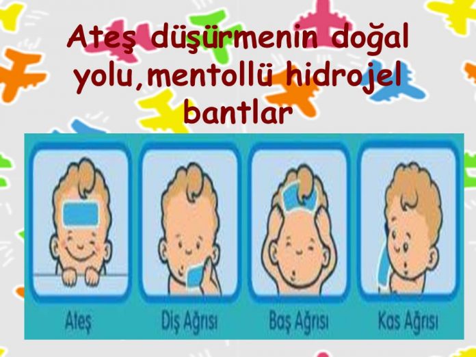 Cool Baby Ateş Düşürücü Bant Anne ve Bebek BiKullan